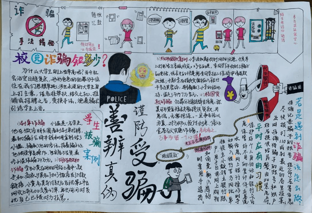 广师大自律会|第七届黑板报大赛获奖名单公布_诈骗