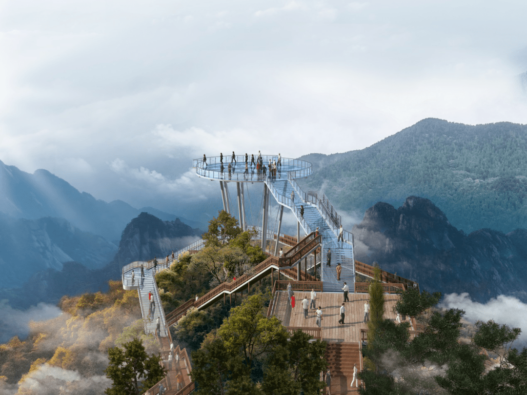 七星山"1.520天空之眼"玻璃观景台