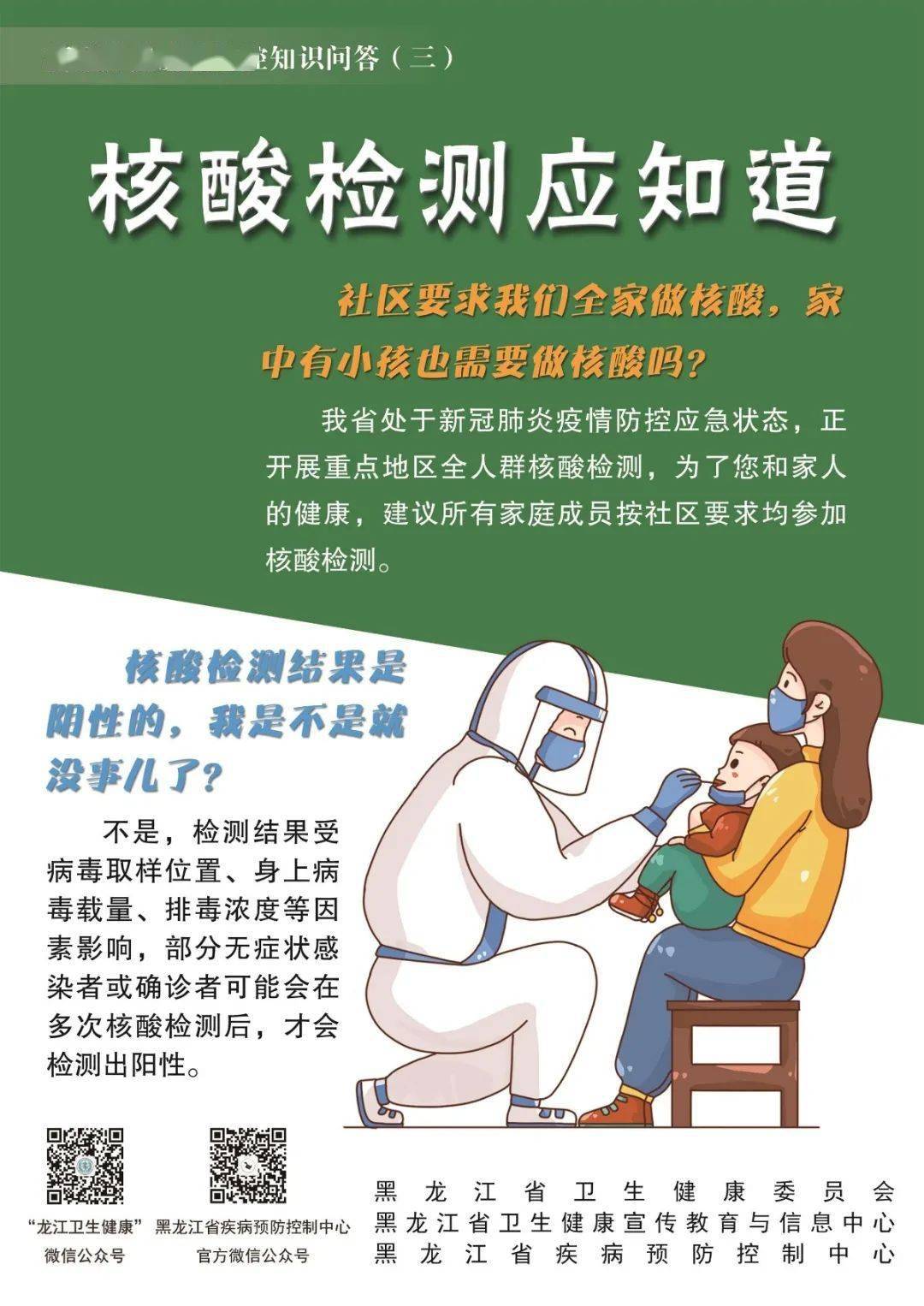防控科普一图读懂核酸检测应知道