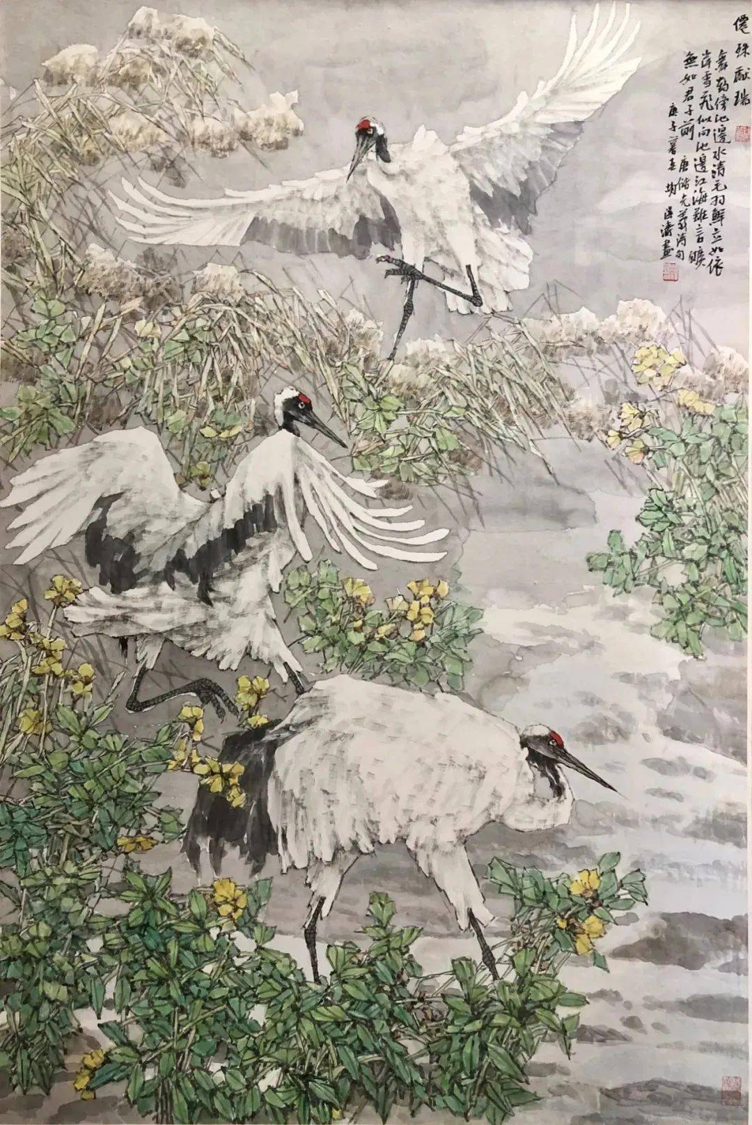 神明之子画神明之鹤 ——胡泽涛水墨鹤品赏