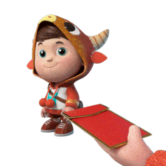 有你的快递!海信2021牛年定制表情包上线!_哈利