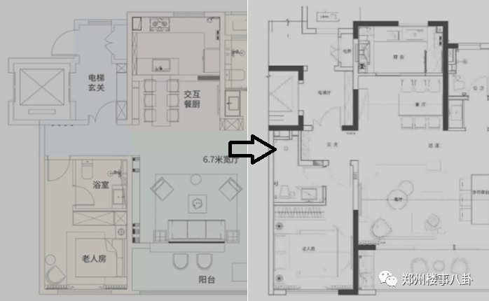 160㎡的户型在市面上绝大多数是2个卫生间,印象中只有亚新海棠公馆的