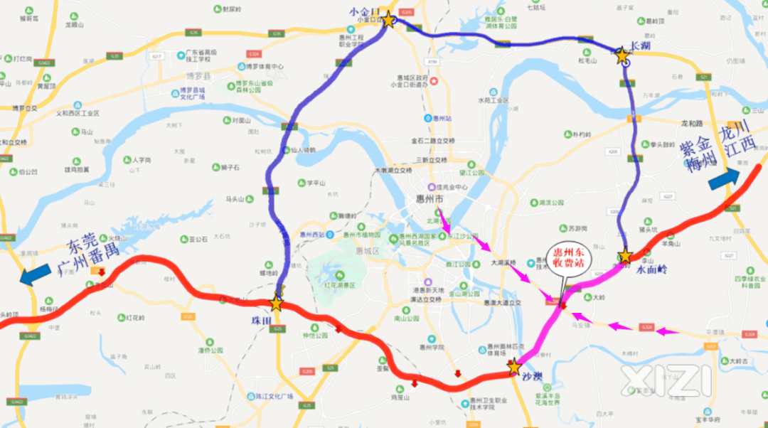 惠州各片区怎么上河惠莞高速?详细说明出炉