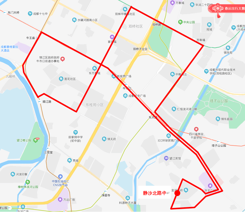 今起,成都新开27条春节特色公交专线!(附线路图)