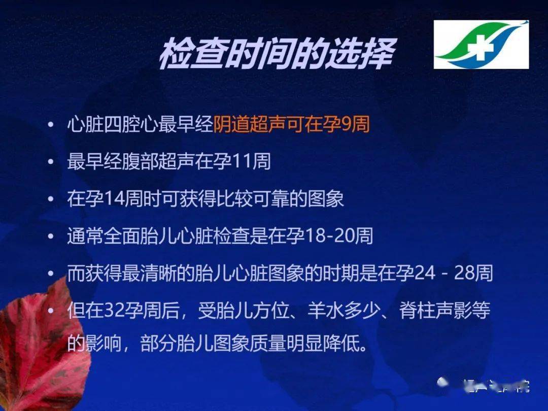 胎儿超声心动图基础及切面