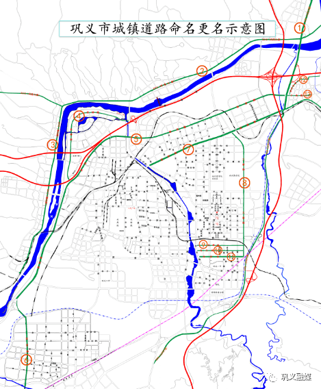 为s312巩义段,g207(礼泉村往西,s312规划路)至巩荥交界处,巩义是河洛
