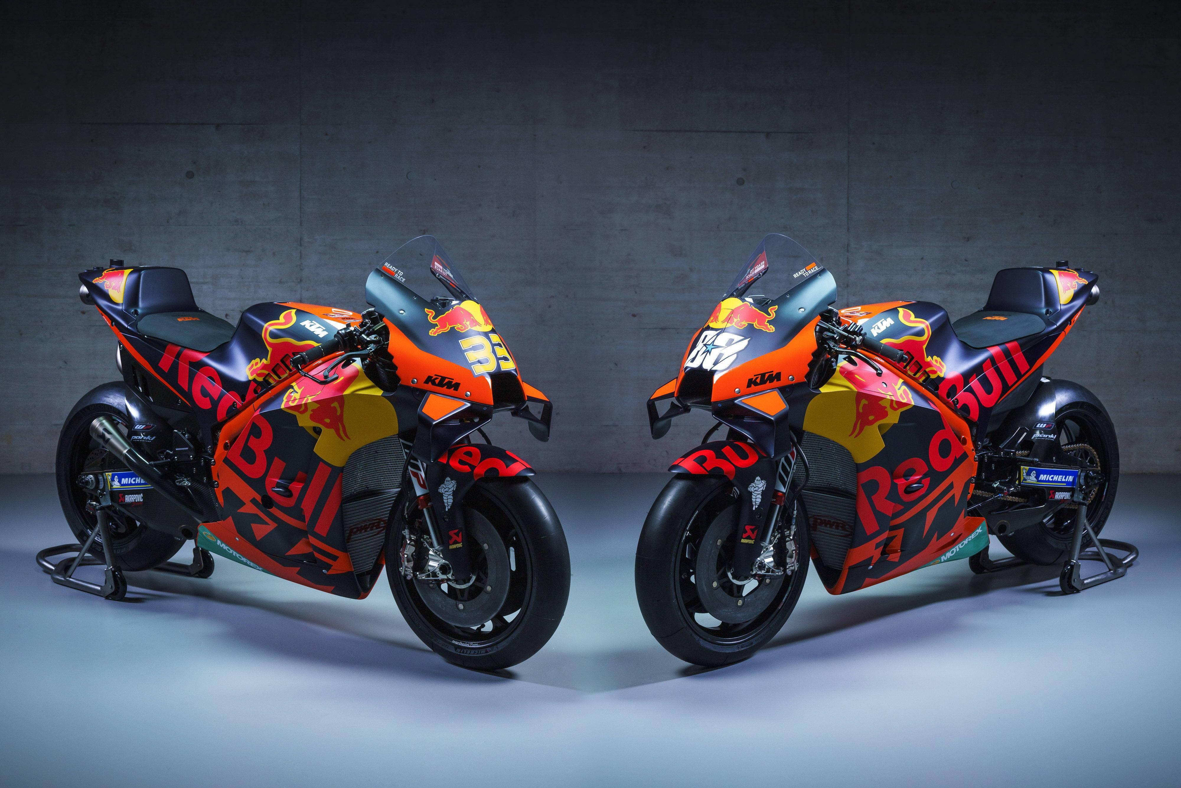 2021 motogp:ktm 厂队版赛车 rc16