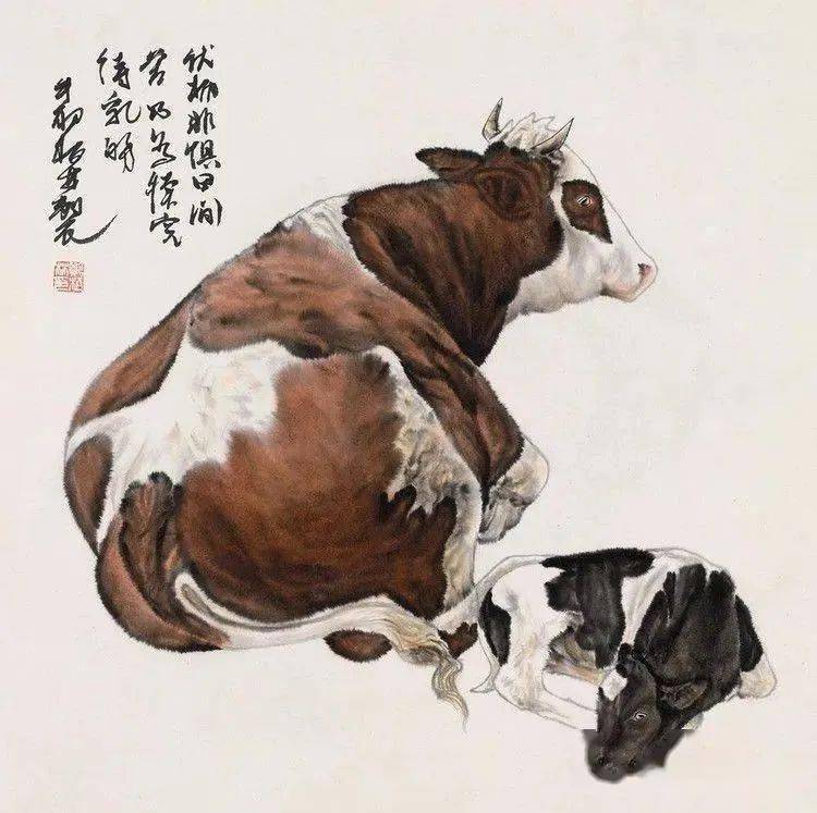 *绘画:郑柏林(1961-),1978年拜著名画家刘继卣先生为师,学习动物画.