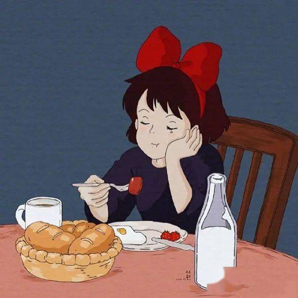 动漫女头喜欢魔女宅急便的头像吗