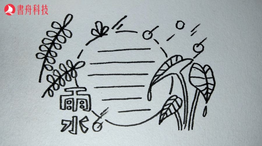 【爱上简笔画】二十四节气 雨水