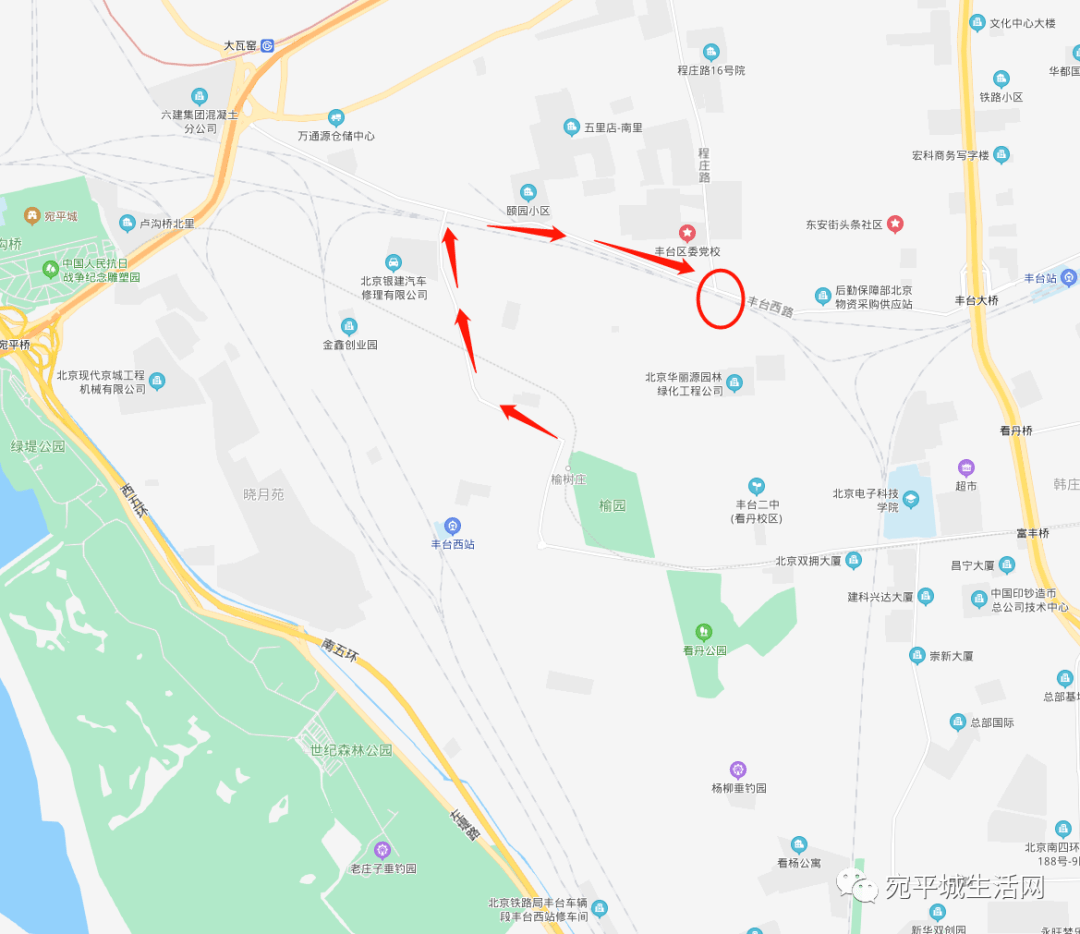 程庄路南口铁路桥洞已经封闭,禁止通行!行人和非机动车能否通行?_丰台