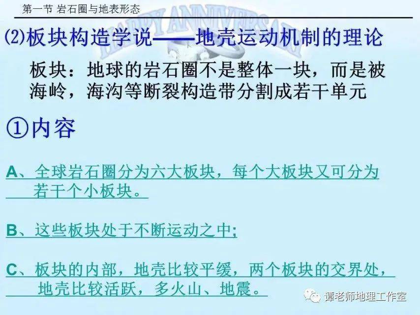 【专题复习】关于岩石,岩石圈,地质构造,物质循环的考点整理,附课件