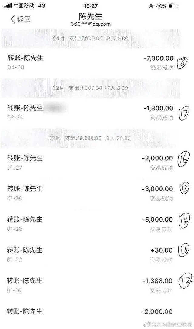 私人账户转账银行流水 来自搜狐网