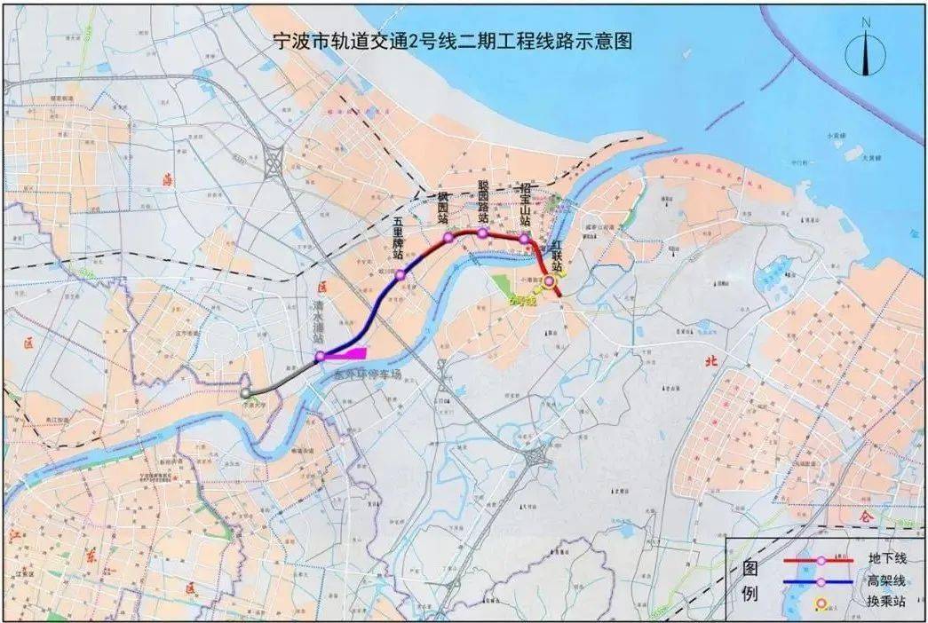 宁波地铁2号线二期后通段最新进展来了还有7号线8号线最新消息