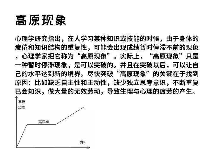 「趣」你的心理-43 高原现象:如何突破学习中的"瓶颈期?