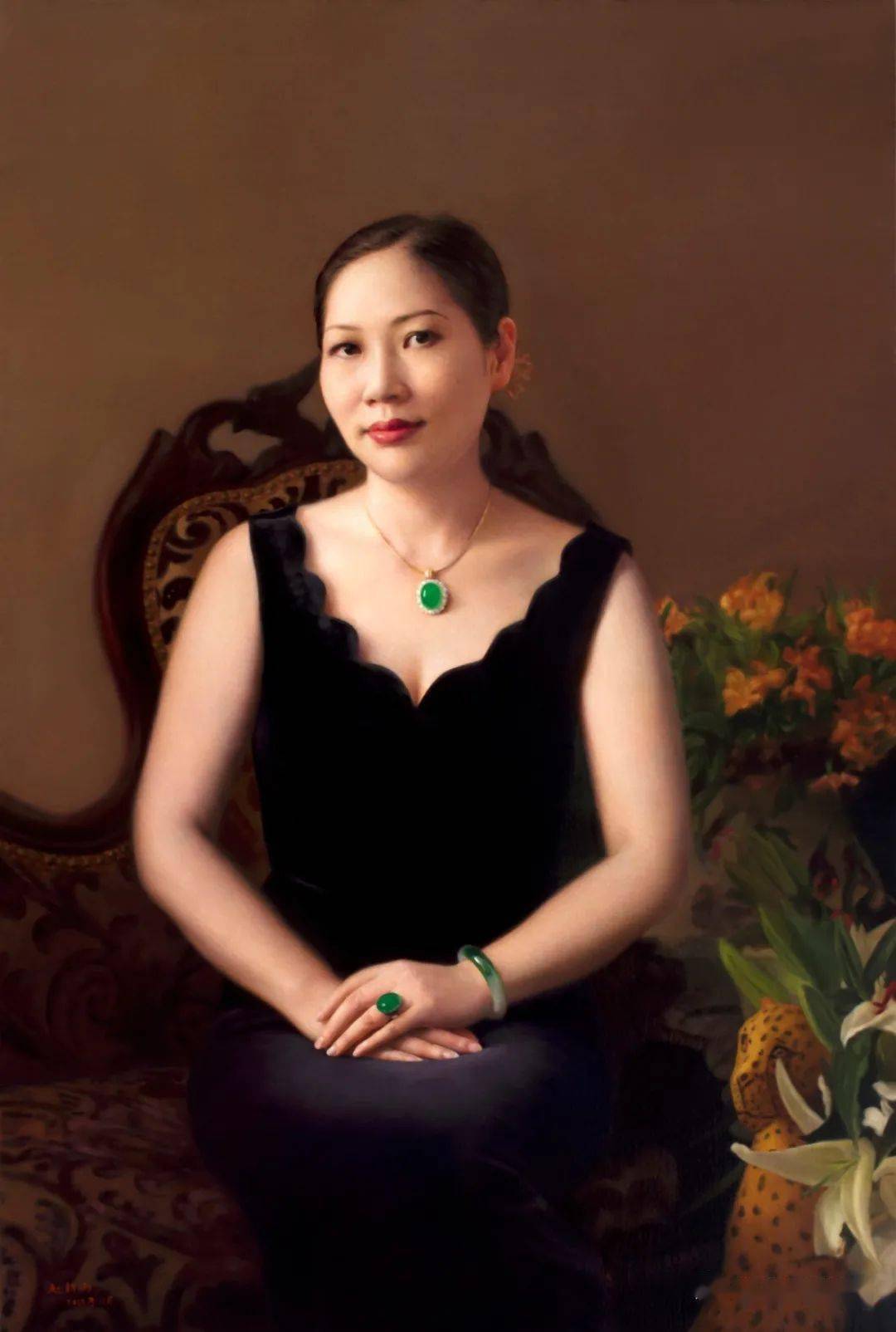 画得真到位,难怪这么多人找他画像,看到第一张就跪了