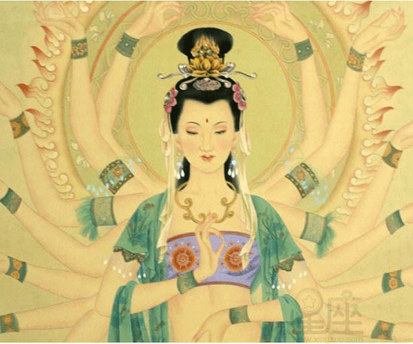 属鼠本命佛:千手观音