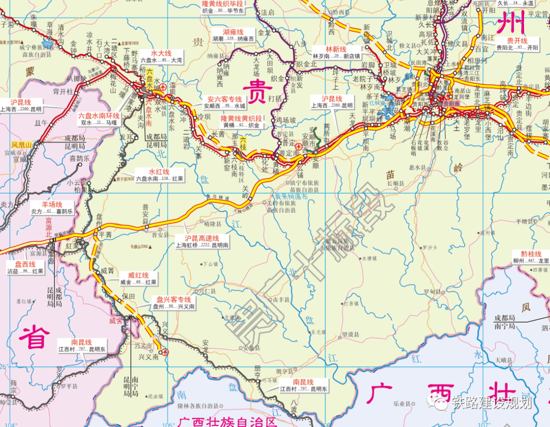今年贵州要建9个铁路项目快看有没有经过你家的呢