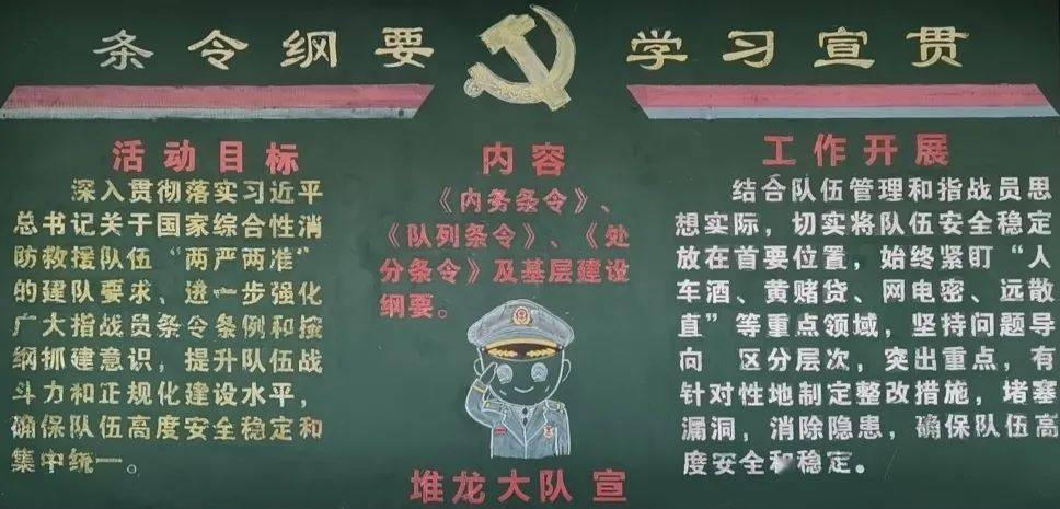 拉萨支队"条令纲要学习月"主题板报赛,快来为你喜欢的