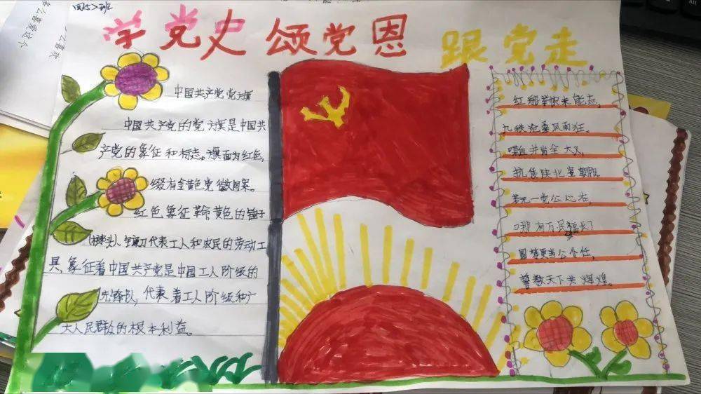 党史故事我来画 从1921年到2021年,中国共产党走过了整整一百年的