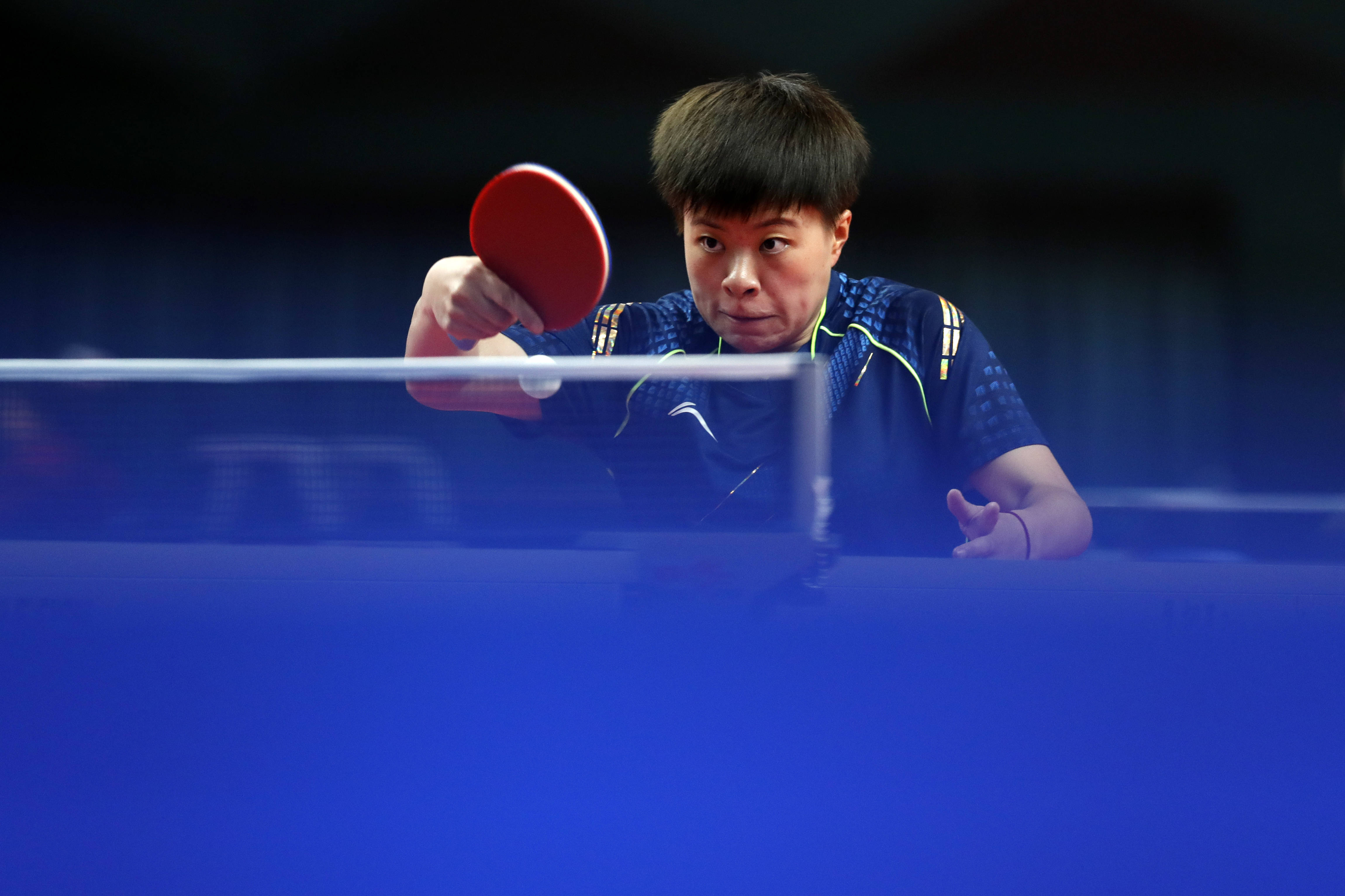 乒乓球——全运会资格赛:王艺迪晋级