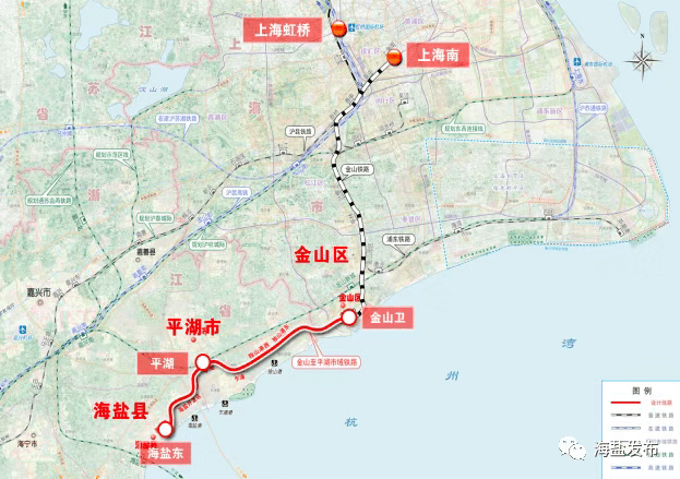 超170亿元 金山至平湖市域铁路工程招标公告发布