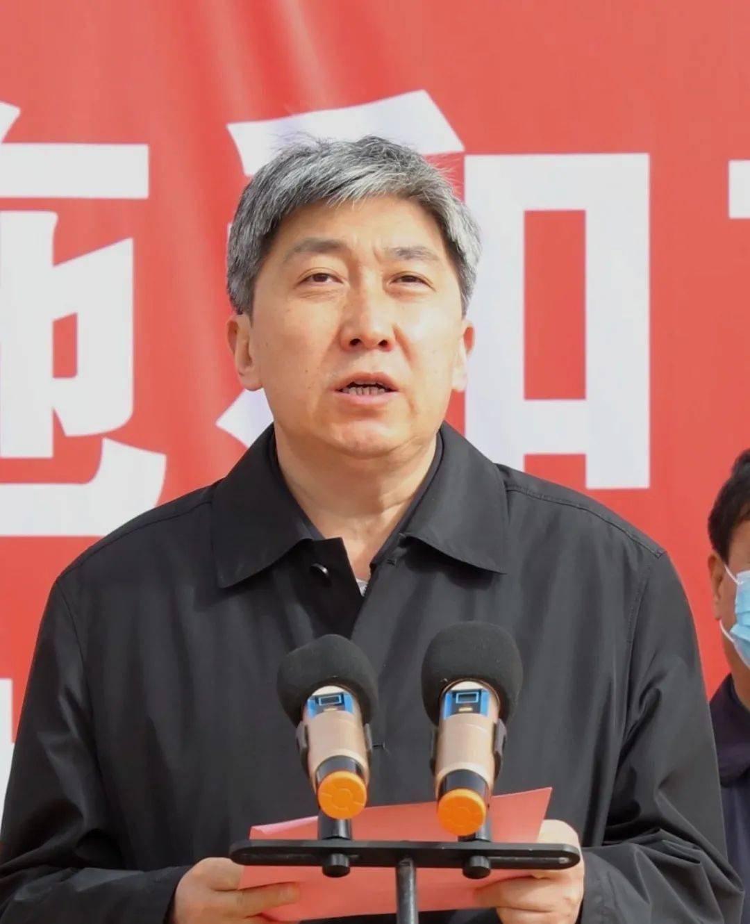 朱晓东提出工作要求.  范涛摄