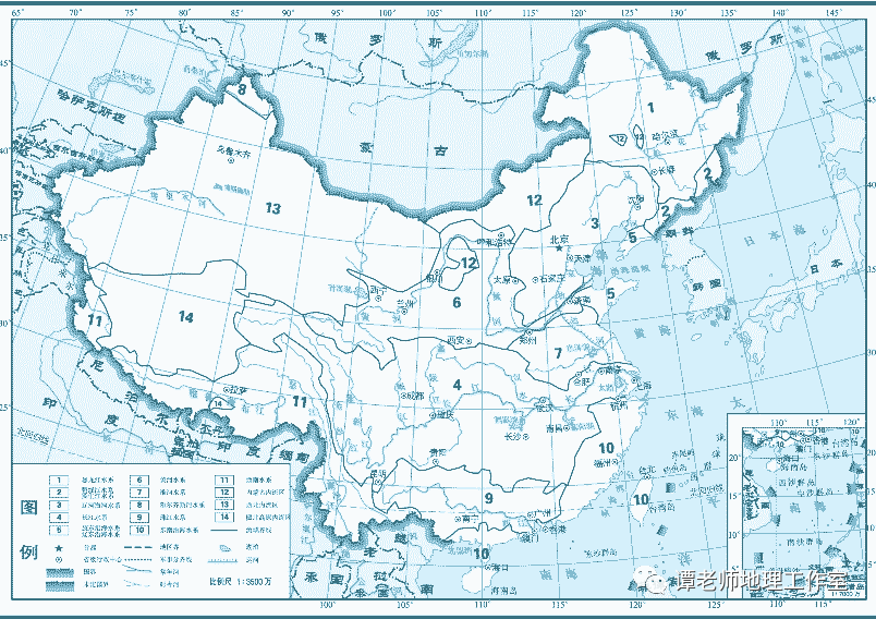 【重磅整理】图说中国的54条主要河流,满满的全是考点