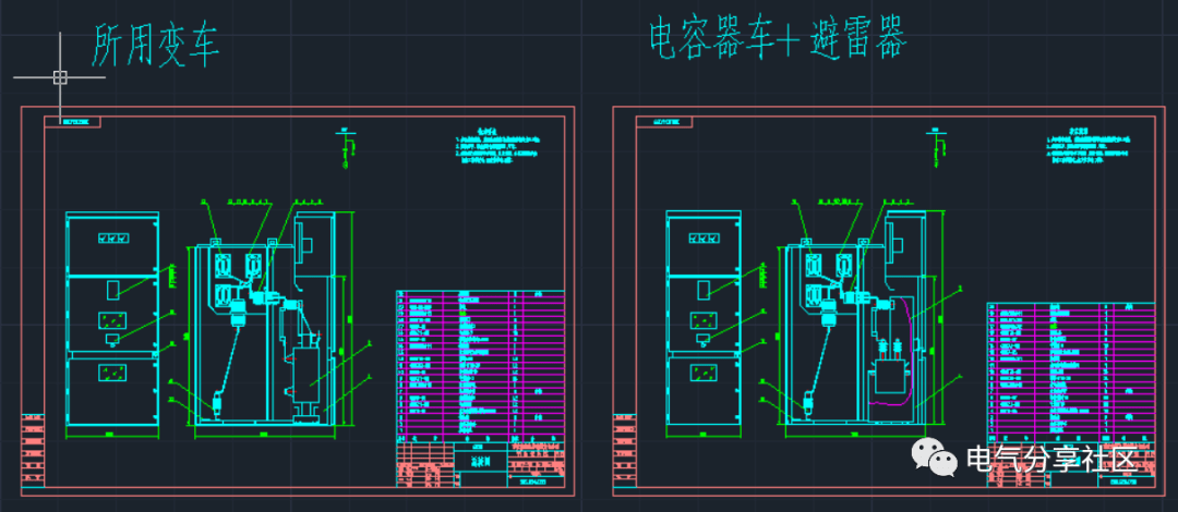 所用变柜等