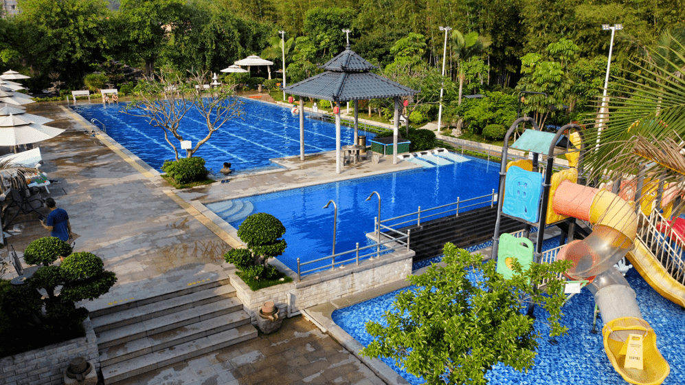 这家10多个温泉泡池 大型温泉泳池的民宿,终于做特价了!