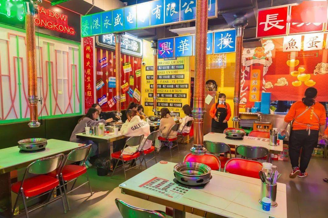 复古港风 韩式烤肉一起get~_肥牛
