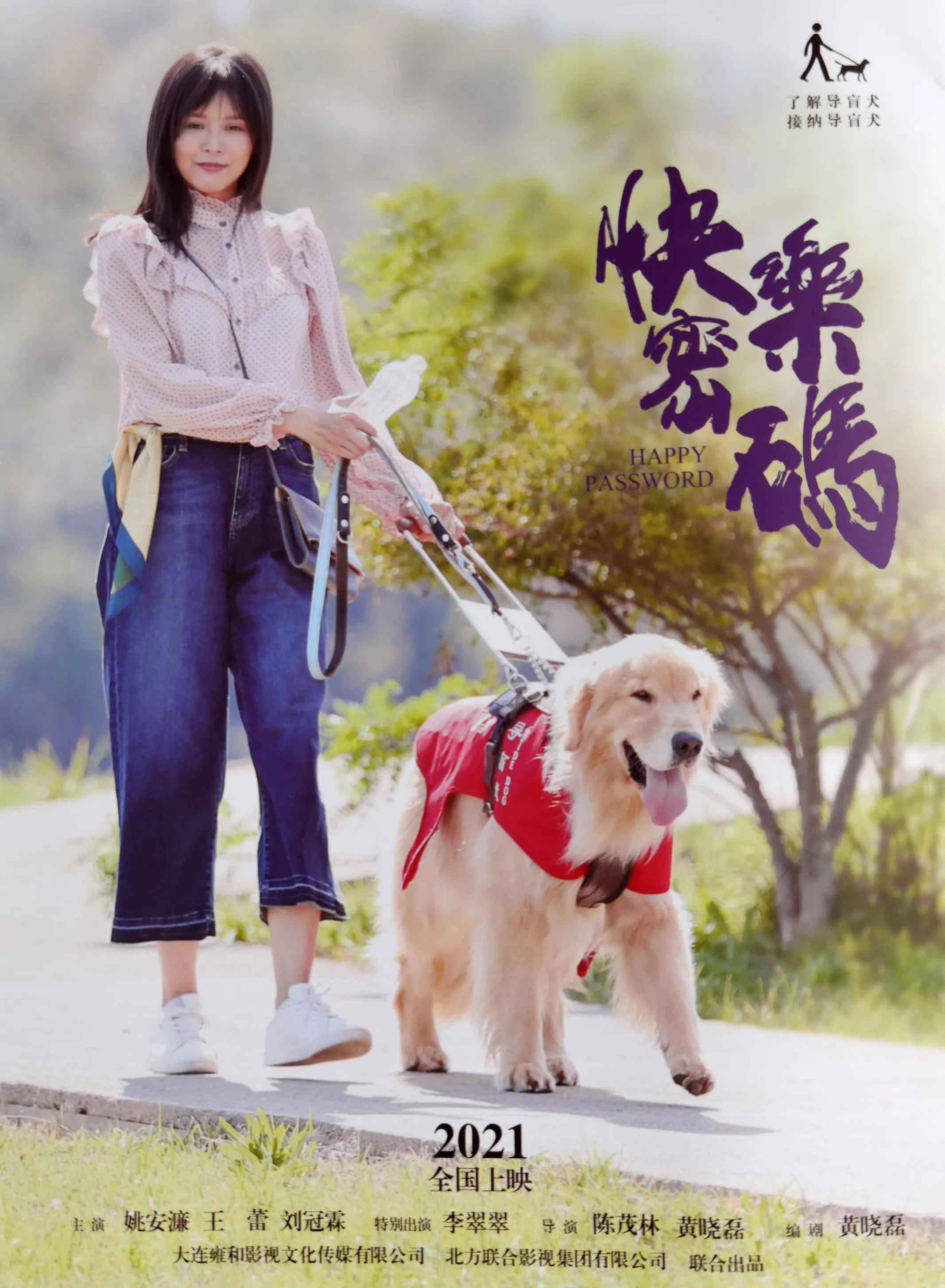 反映导盲犬的院线电影巜快乐密码》在大连试映