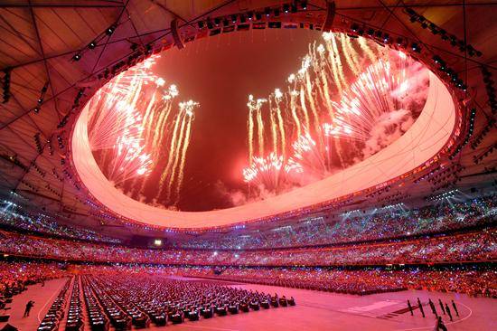 2008年8月8日,北京奥运会隆重开幕.刘占坤/摄