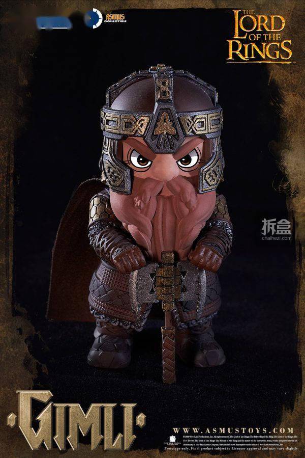 asmus toys 指环王 魔戒 阿拉贡阿尔温戒灵 q版公仔手办