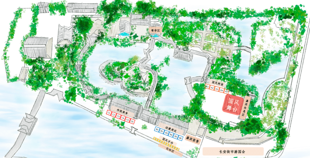 氛围感十足五一中山古风网红打卡地即将诞生