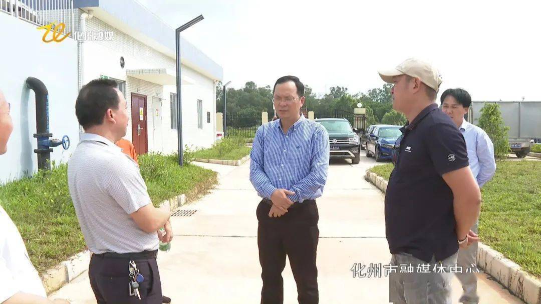 何林国调研督导生活污水净化设施建设,畜禽养殖污染整治和劣v类河流