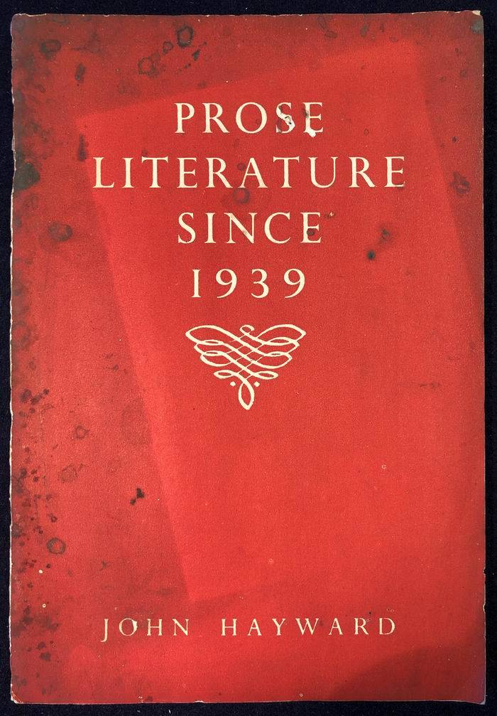 prose literature since 1939原版书影