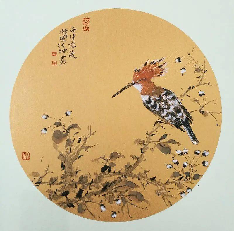 师行坤花鸟画|细腻新颖,冷逸不群