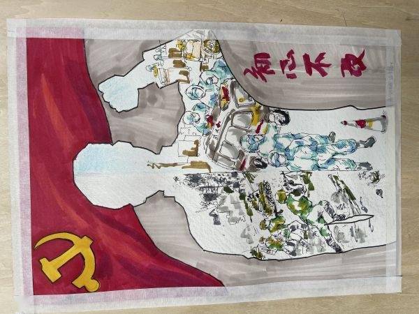 经典美术作品成为"党史思政课"教材,武昌师生跟着"画作"学党史