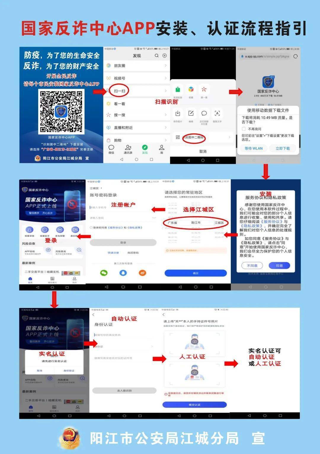 所有人 权威反诈神器"国家反诈中心"app上线,赶紧下载!