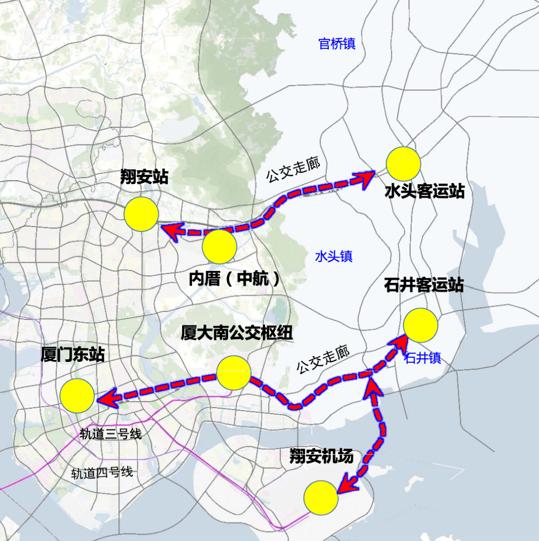 今年初, r1线途径厦门的4个站点(翔安机场站,厦门东站,高崎站,海沧站