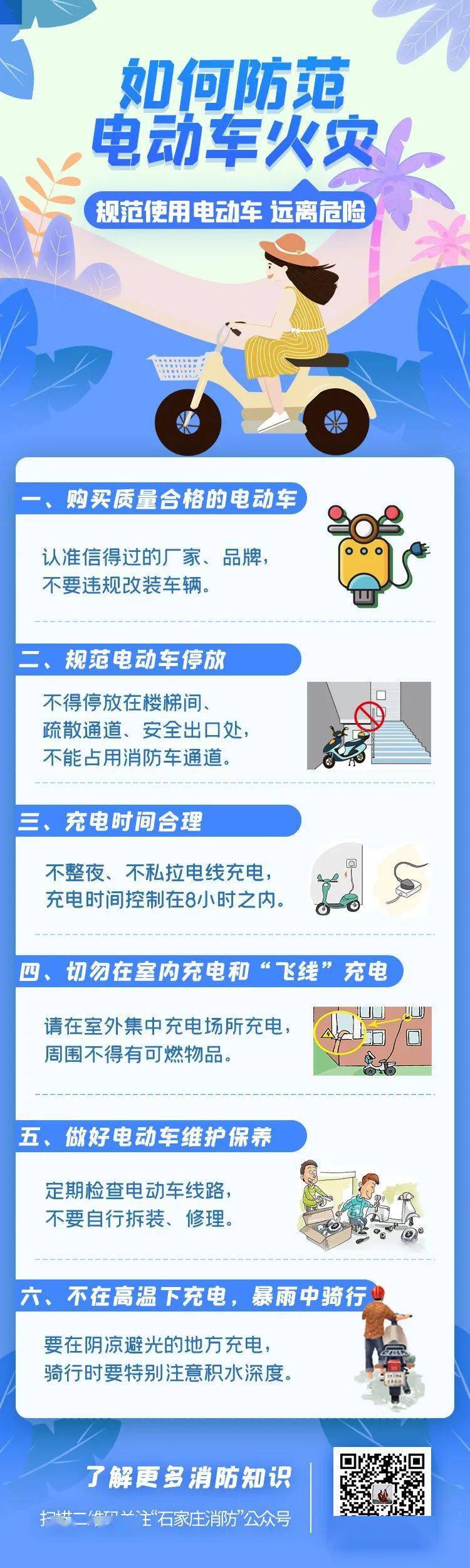 电动车决 不能违规停放和充电 不要让电动车成为隐形的杀手 那么应该