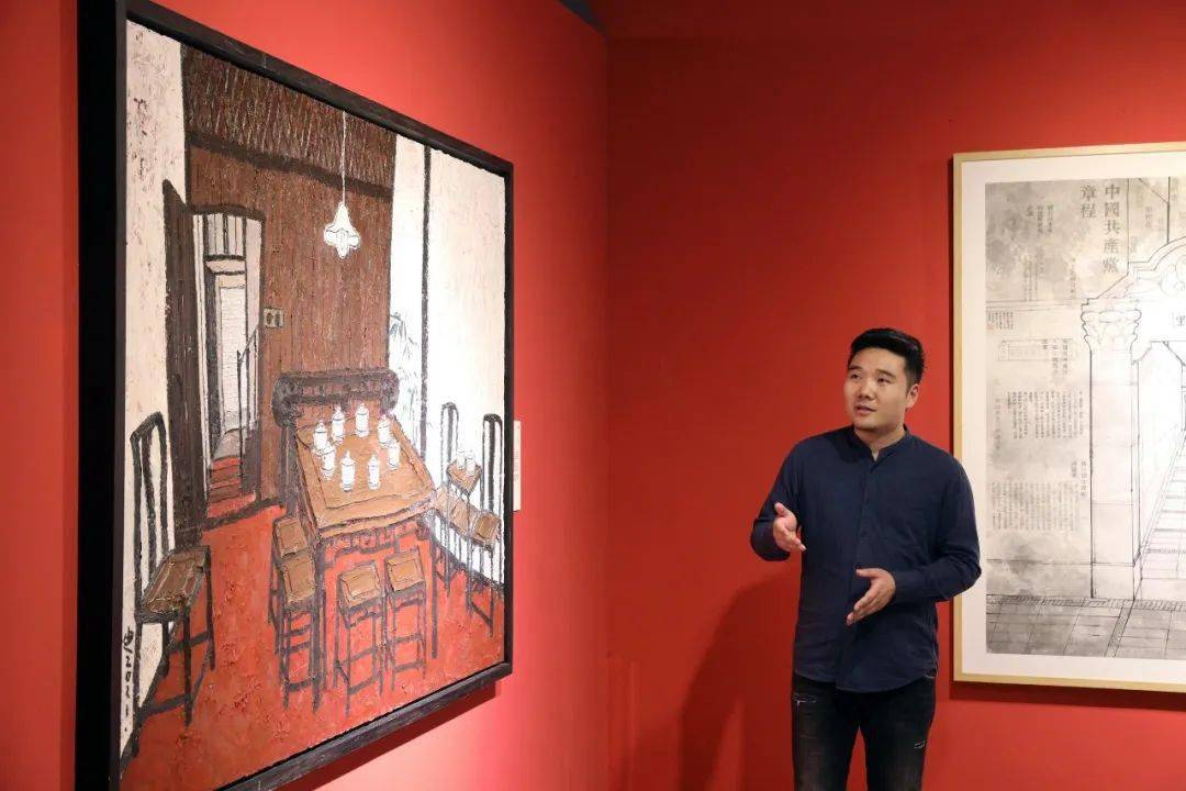 我画党史,你讲党史——我们在"曙光"主题艺术作品展上