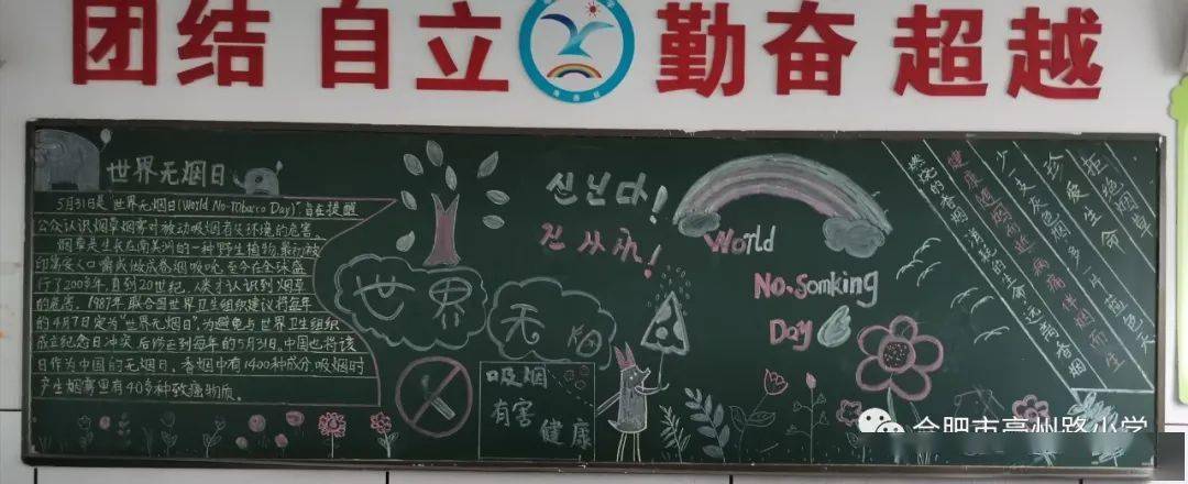五月份主题黑板报评比