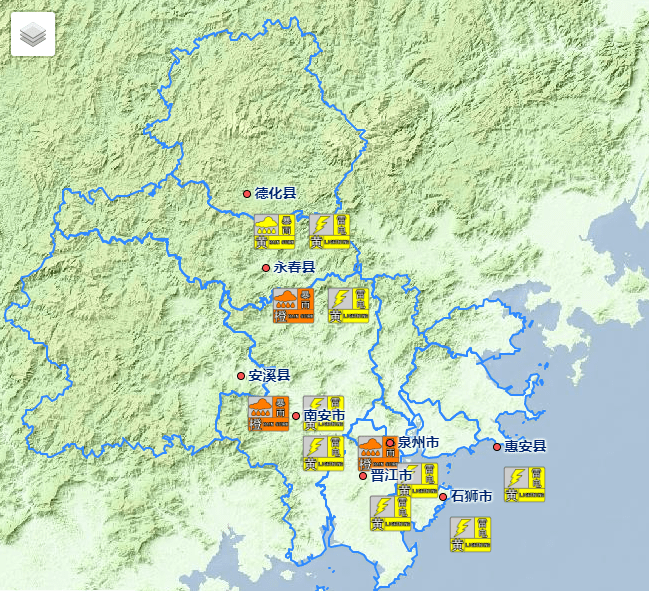 泉州连发多个预警!大雨 雷电来袭!紧急提醒,出门