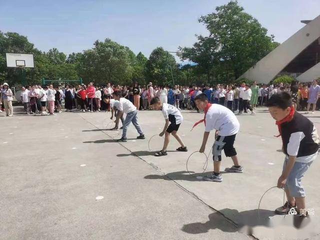 焦作山阳区:龙源湖小学开启课间文明游戏展示活动