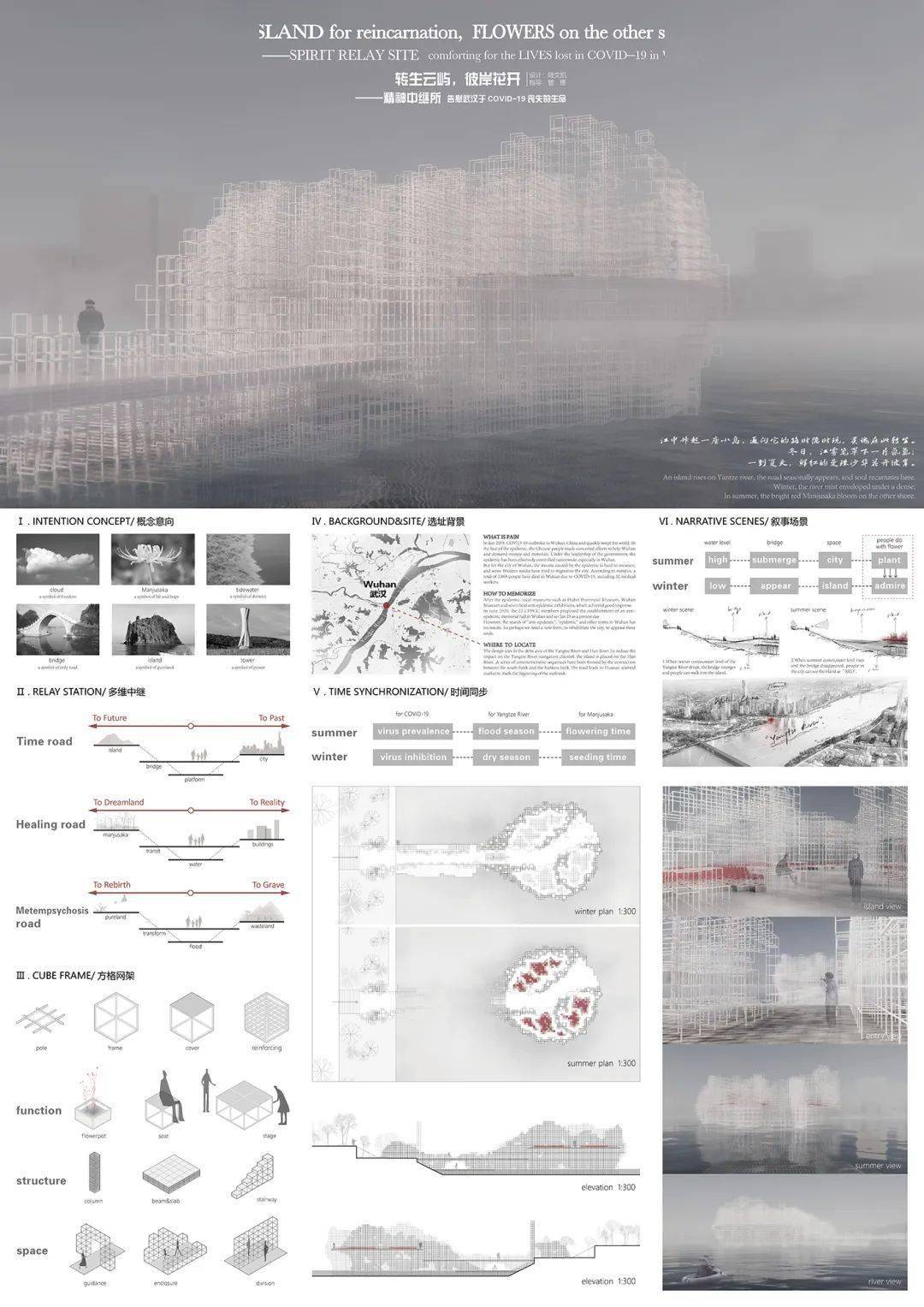 浙江大学建筑学系三年级作品设计排版堪比电影海报