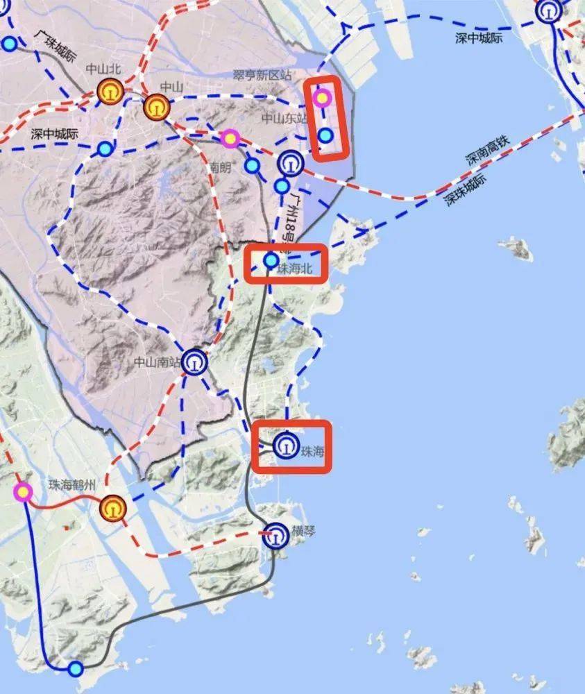 广州地铁18号线南延段具体站点曝光!_珠海