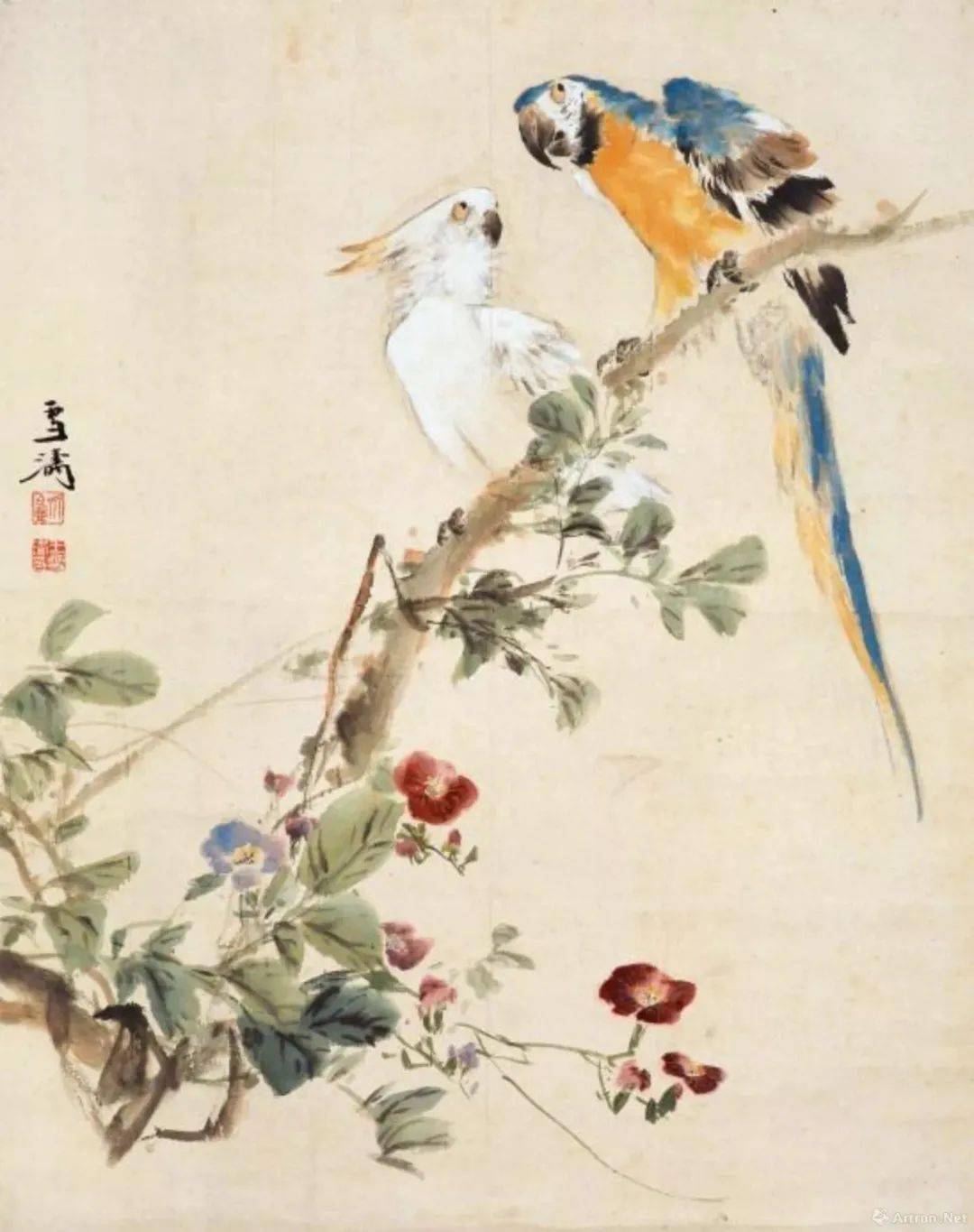 五月看遍长安花_齐白石