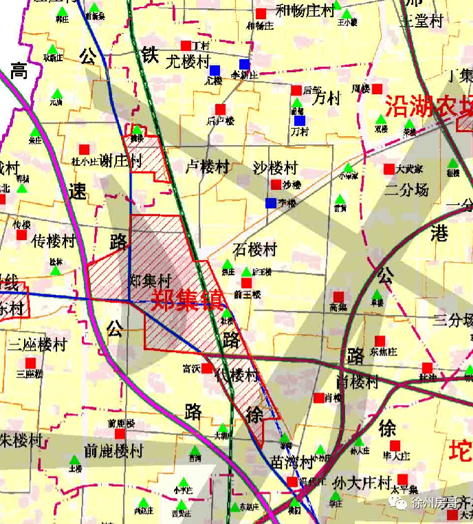 下面具体来看各镇的规划情况:01大许镇大许镇:现状村庄99个 集聚